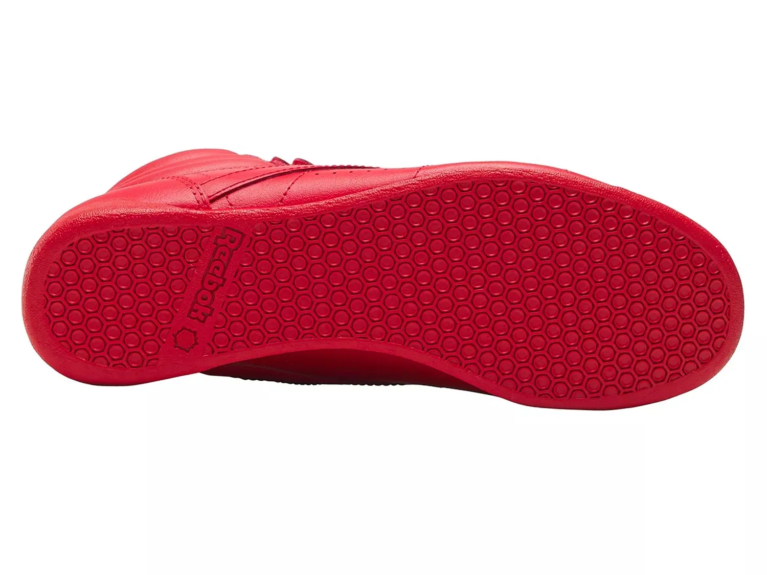 Кроссовки Reebok Freestyle Hi High-Top — женские, красные — фото 4