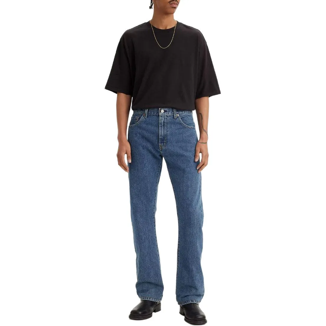 Джинсы Levi's мужские винтажные джинсовые синие — фото 4