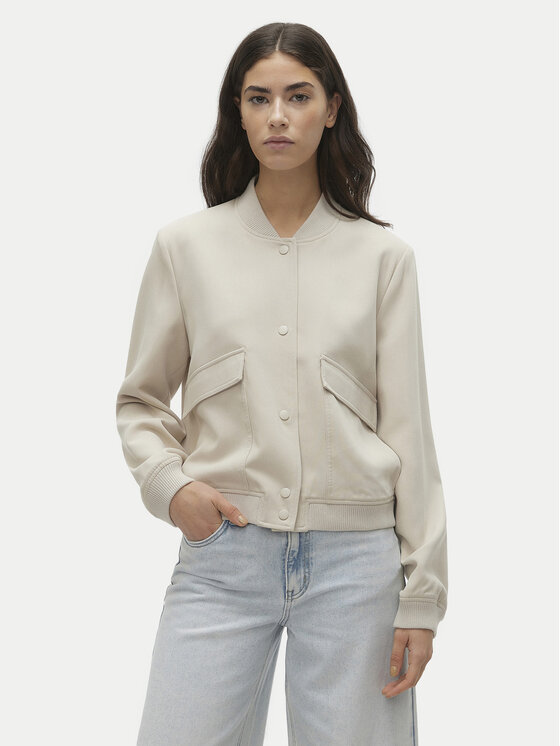 

Куртка-Бомбер стандартный крой Amala 10307303 Vero Moda, бежевый