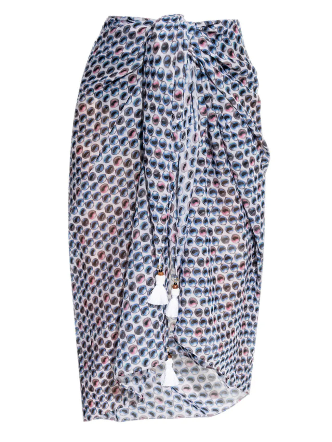 

Накидка Tory Burch printed cover-up, синий
