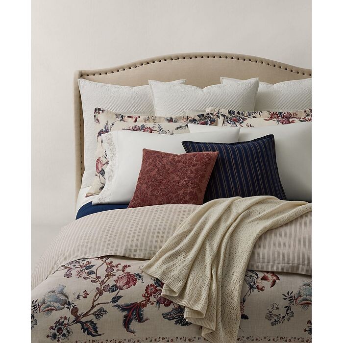 

Пододеяльник Ralph Lauren Annalize, Full Queen, белый