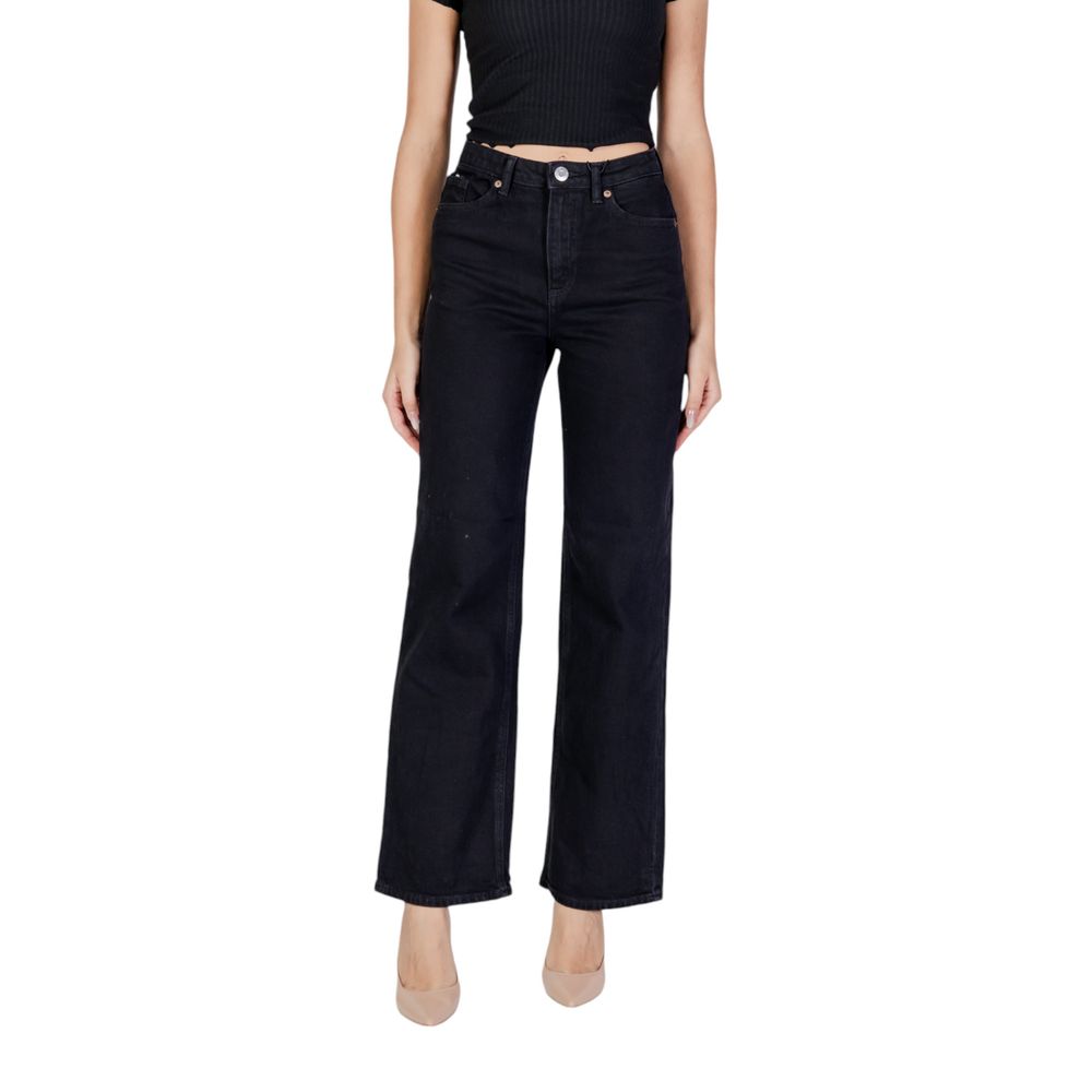 

Черные хлопковые джинсы и брюки Vero Moda