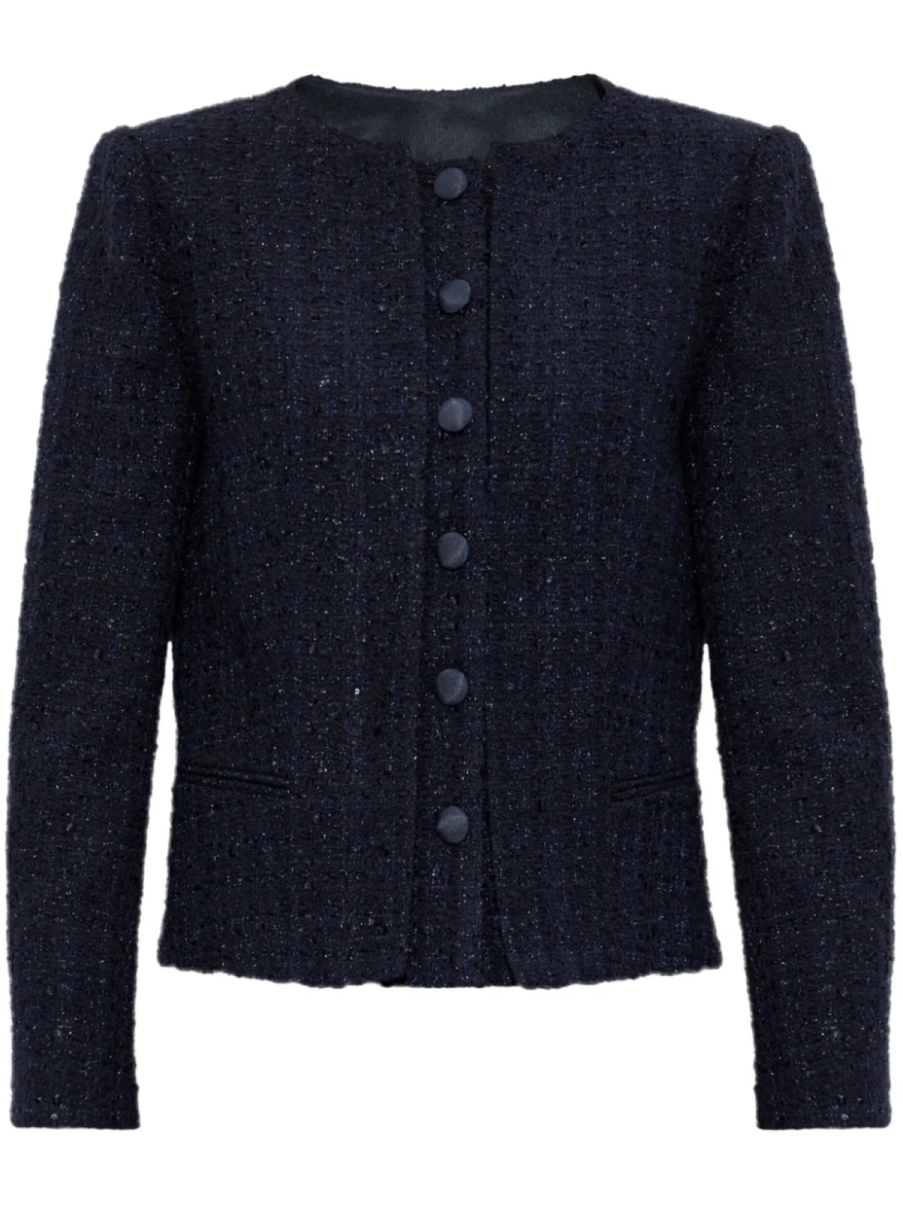 

Твидовый пиджак Emporio Armani, синий