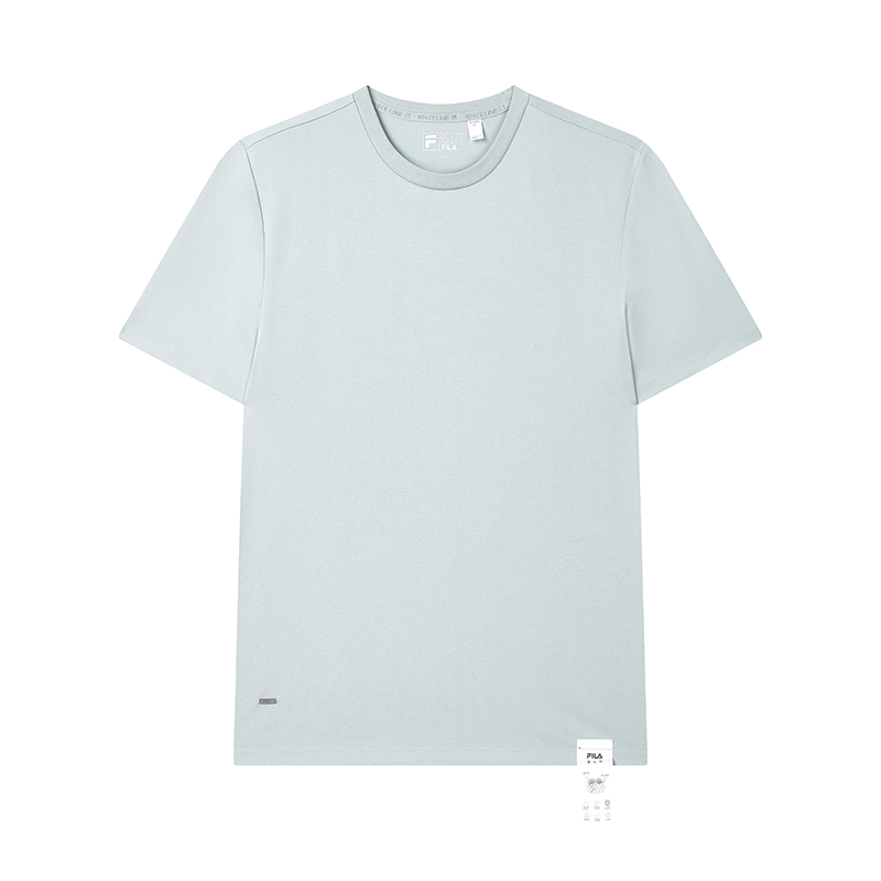 

FILA Белая футболка Men's Cloud Gray Green, Белый, FILA Белая футболка Men's Cloud Gray Green