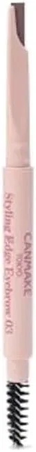 Карандаш для бровей Rosy Brown Canmake Styling Edge Eyebrow 03 с кисточкой