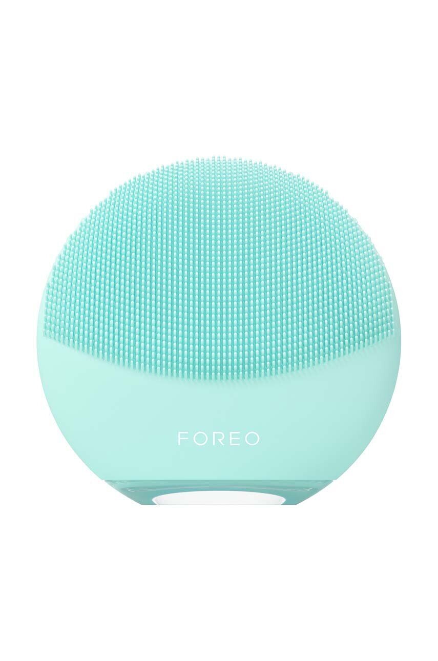 Двусторонний очищающий массажер для лица FOREO LUNA 4 Mini, цвет turchese — фото 2
