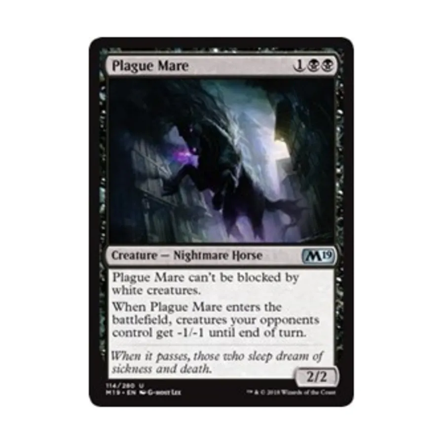 

CCG Чумная кобыла (U), MTG - Core Set 2019