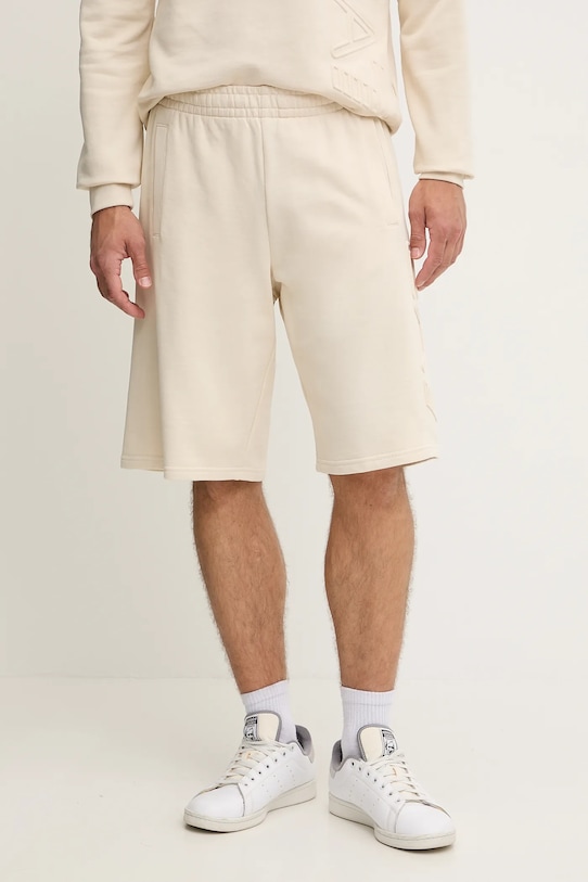 

Хлопковые шорты Ea7 Emporio Armani, бежевый