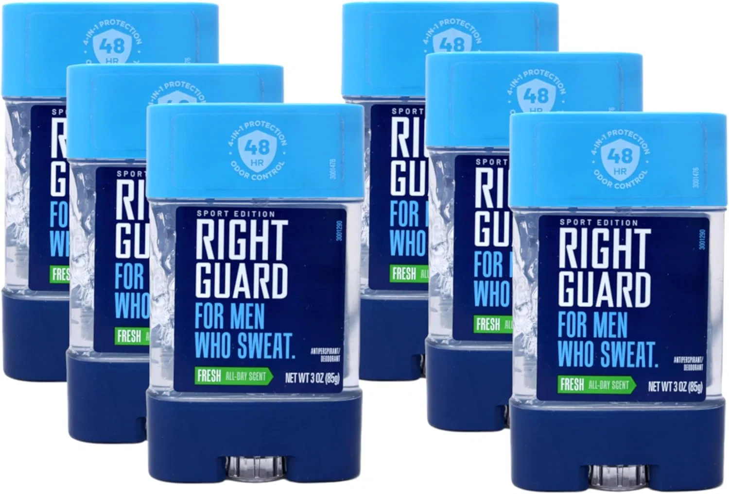 Гелевый дезодорант-антиперспирант Right Guard Sport Clear Gel Fresh, 6 шт. по 85 г Right Guard