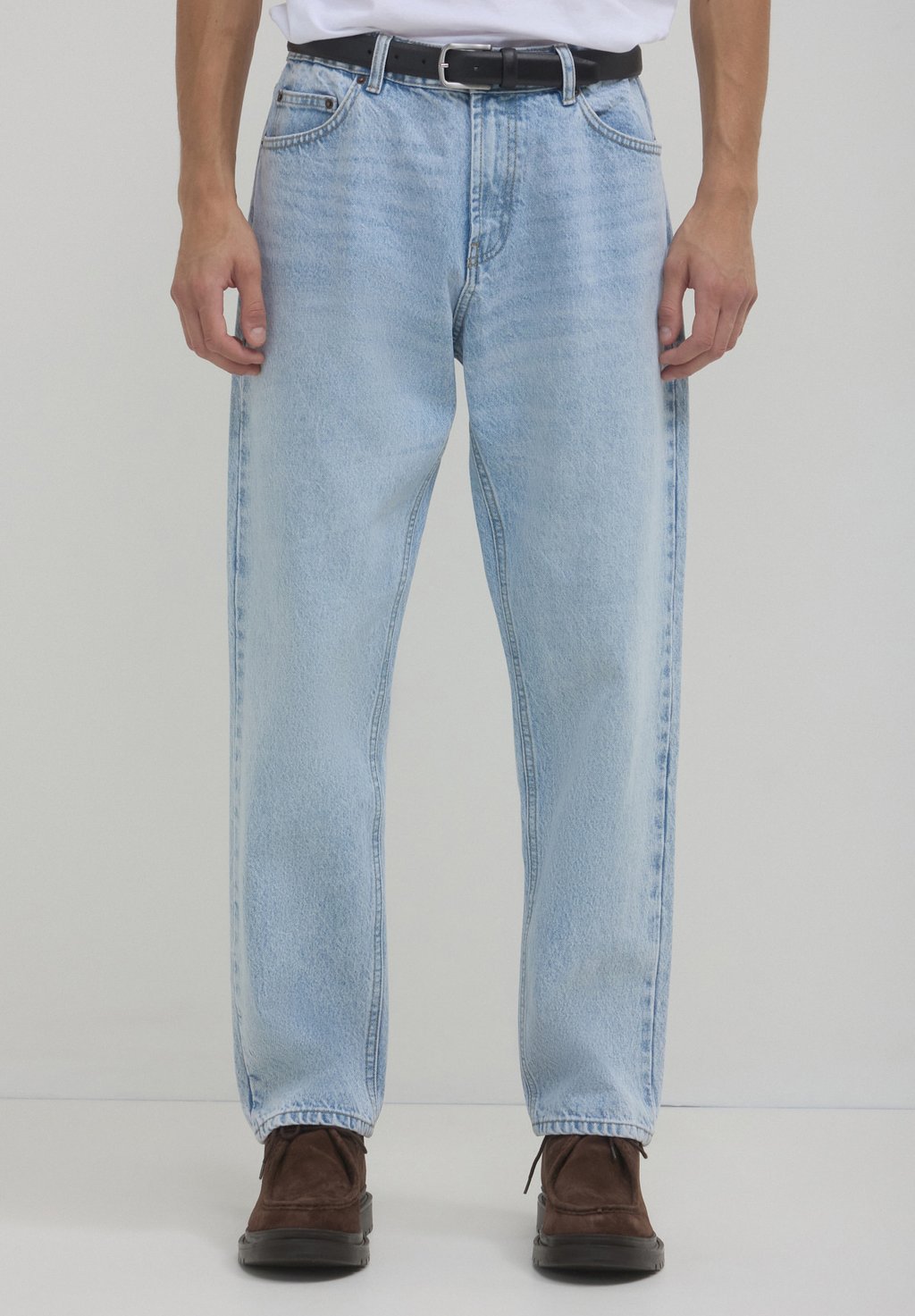 

Джинсы прямого кроя SLOUCHY EFFETTO SLAVATO Calliope, синий деним