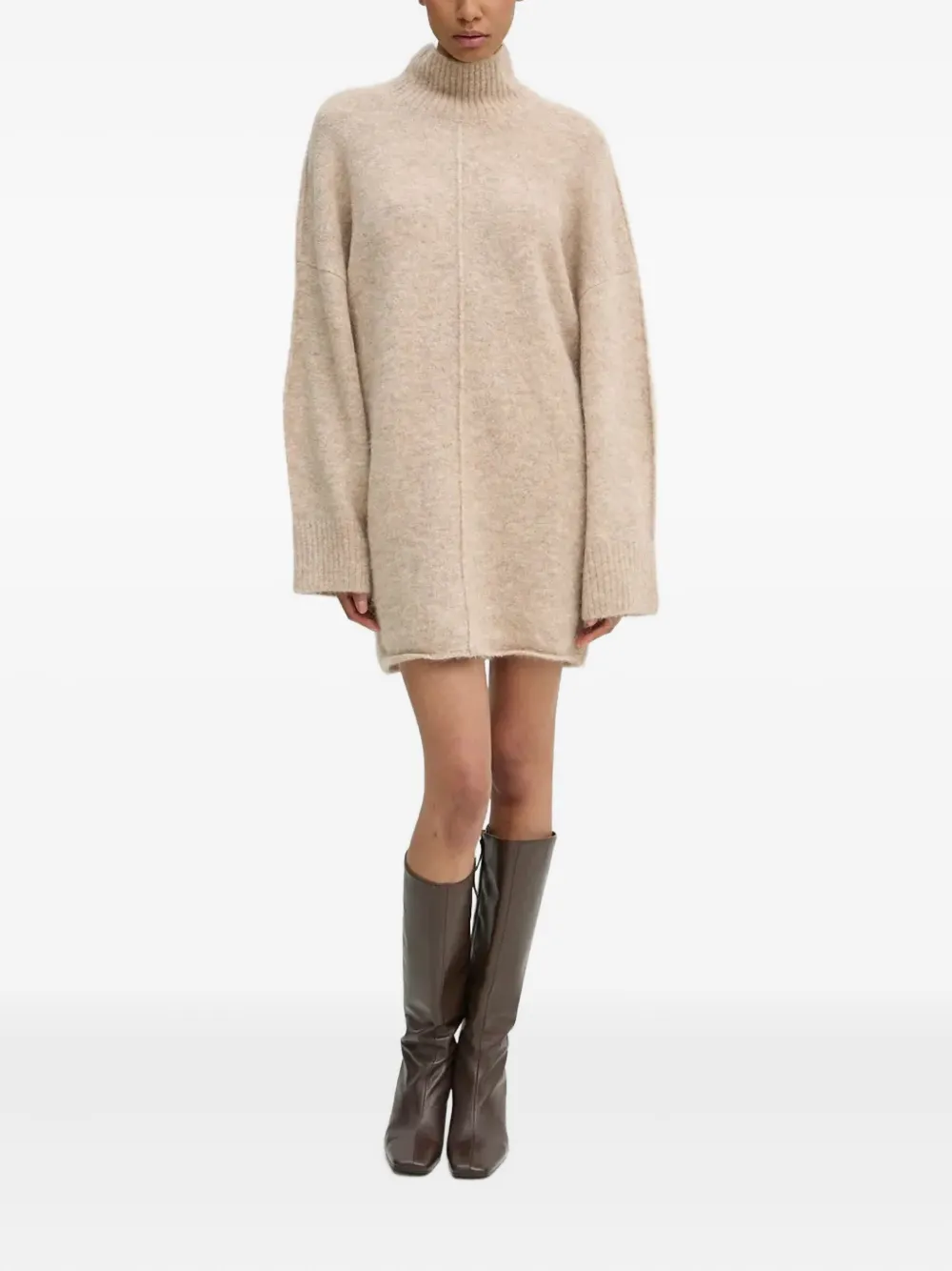 

Платье миди с воротником-стойкой Day Birger Et Mikkelsen, нейтральный