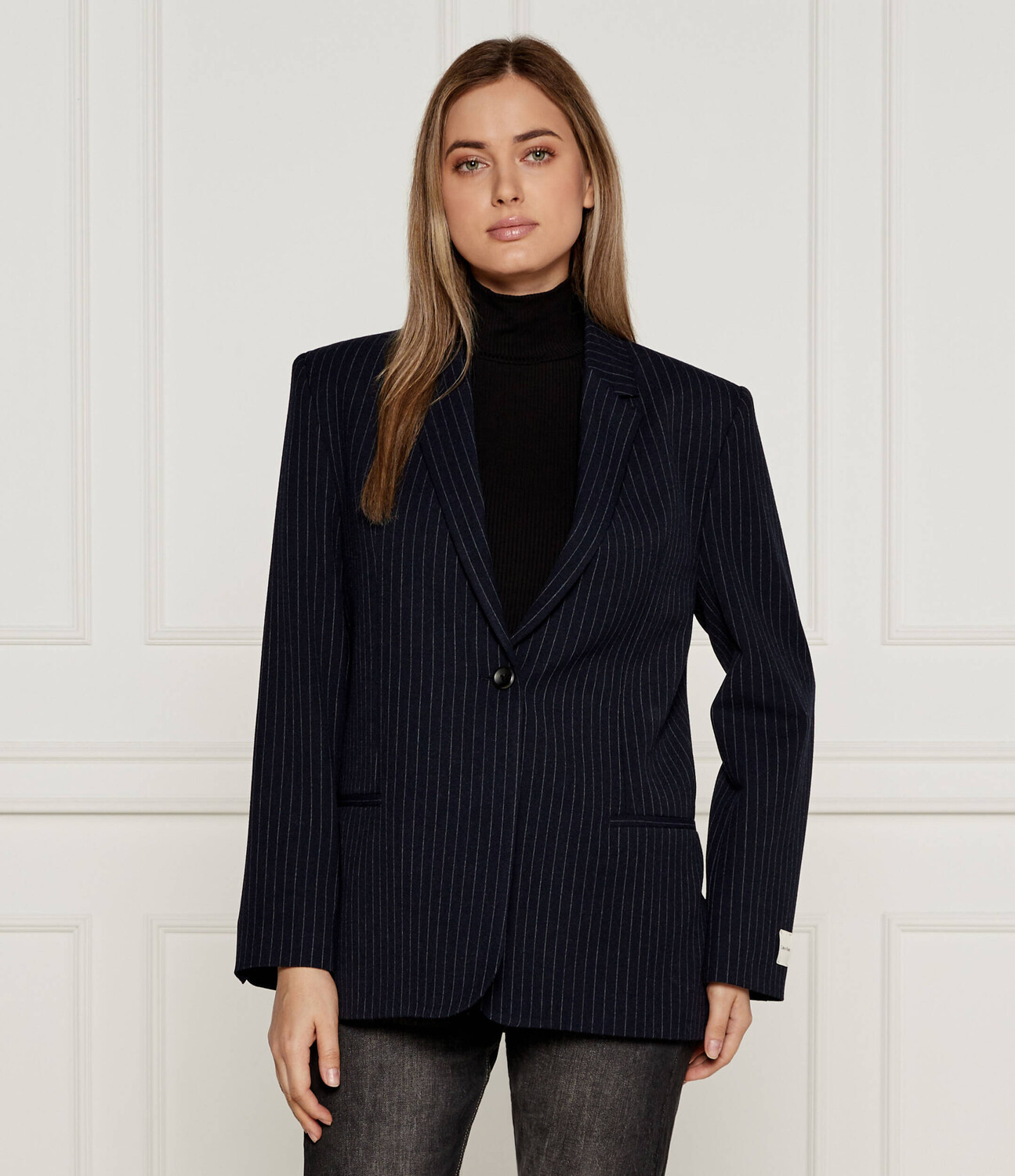 

Куртка Calvin Klein elegante Slim Fit, темно-синий