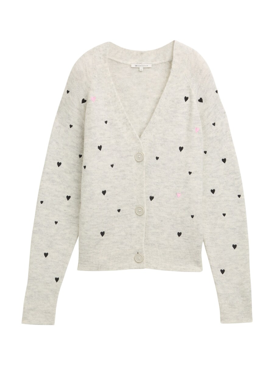 

Вязаный кардиган TOM TAILOR DENIM, цвет mottled beige