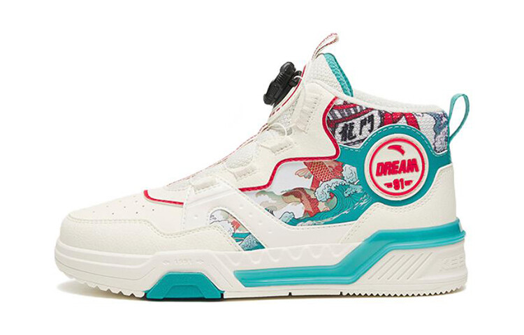 

Детские кроссовки для скейтбординга GS High-top белые/синие/красные Anta Kids