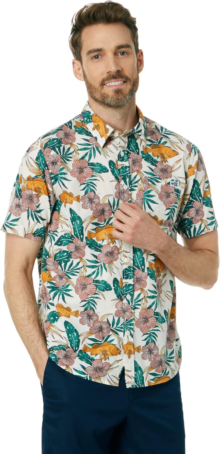 

Рубашка Salty Crew Rock Piles Short Sleeve Woven, белый