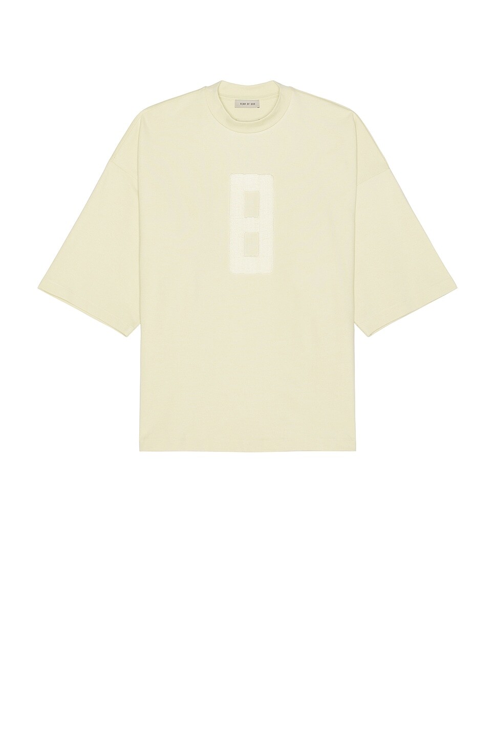 

Футболка 8 Milano с вышивкой Fear Of God, цвет Lemon Cream