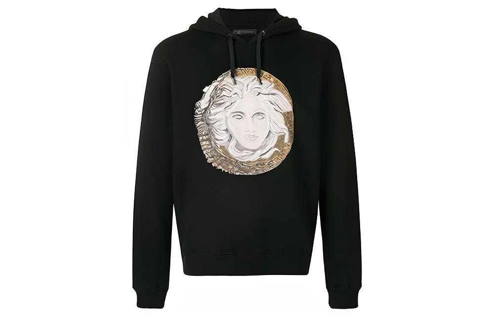 

Подержанный худи с вышивкой Медузы VERSACE