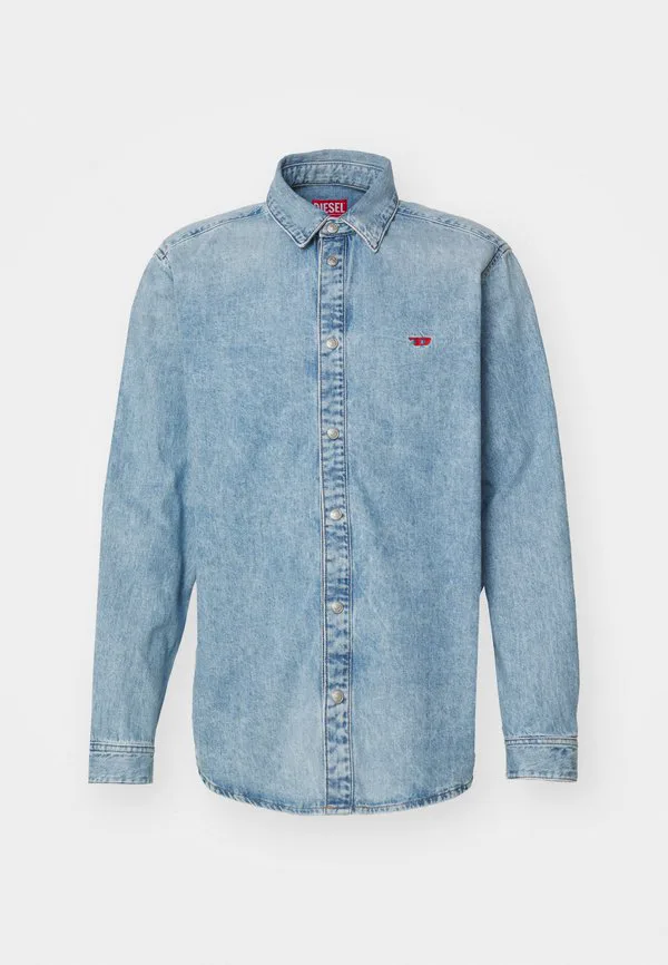 Простая рубашка Diesel, Light Blue — фото 4