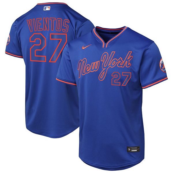 Футболка Youth Mark Vientos Royal New York Mets Alternate 2 Limited Nike — фото 2