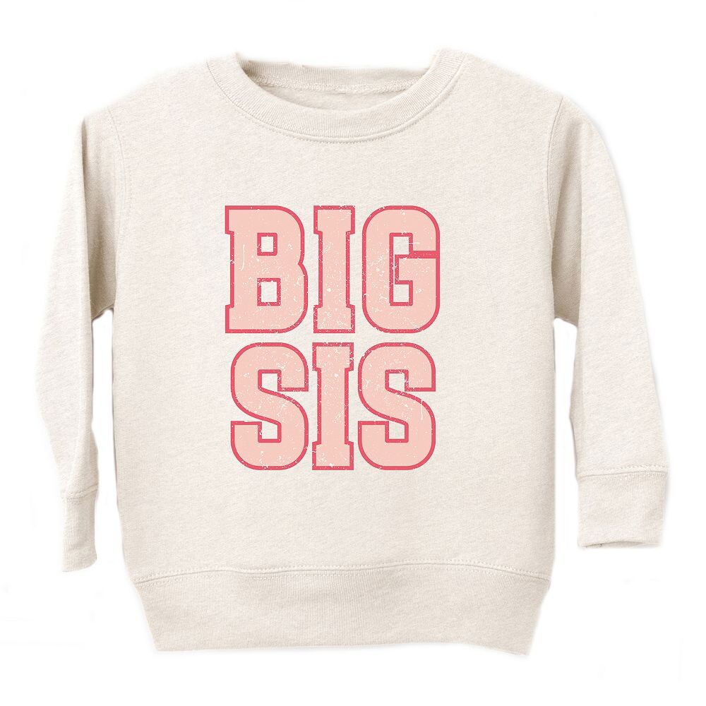 

Толстовка с рисунком для малышей Big Sis The Juniper Shop, цвет Natural