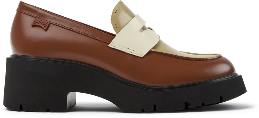 Шлепанцы CAMPER Classic Flats Milah, цвет rusty red — фото 2