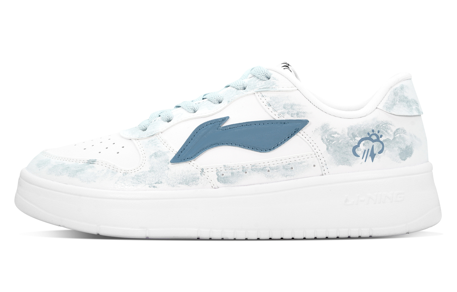 

Кроссовки Pontoon Boats для скейтбординга, мужские, низкие LINING, белый