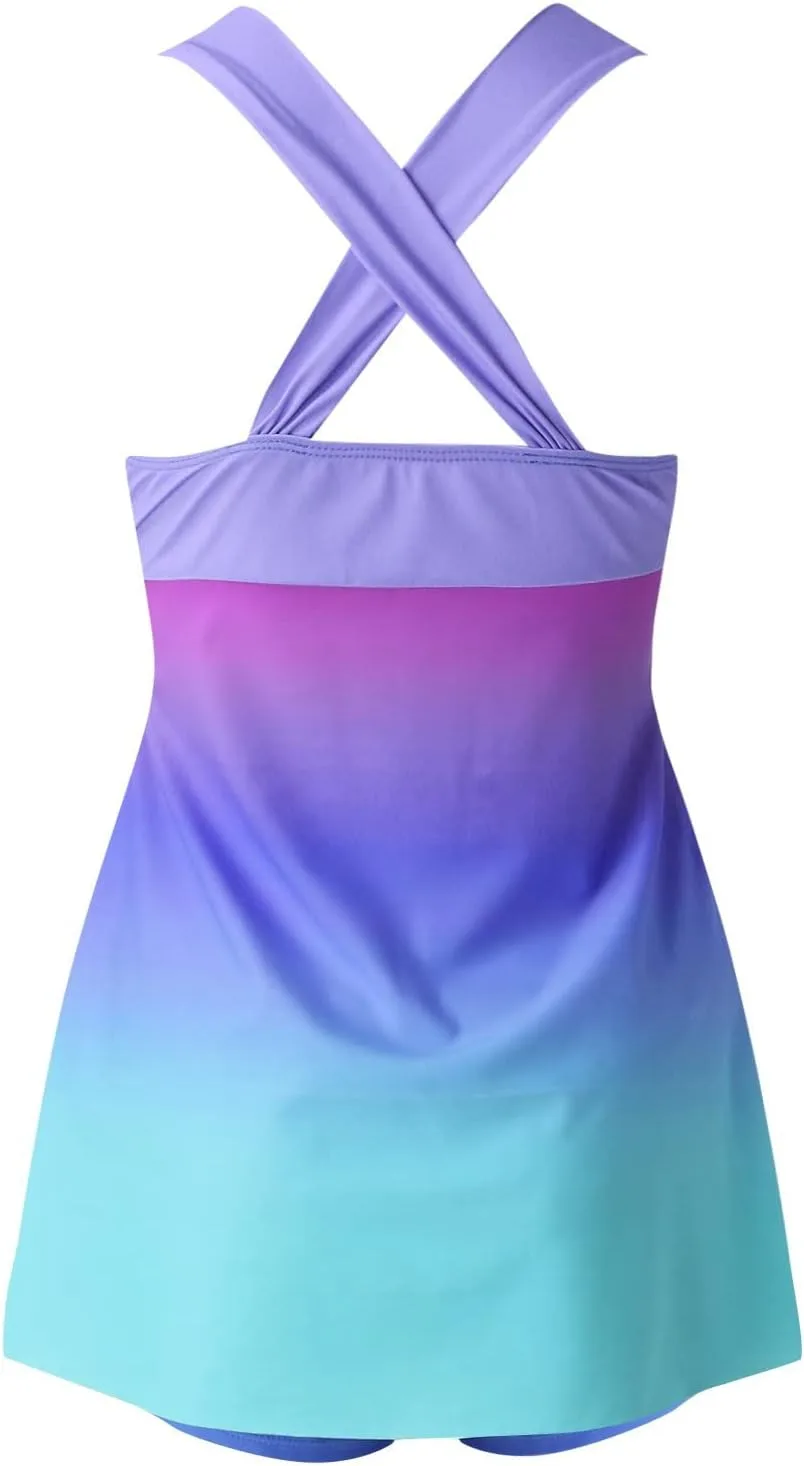 Купальник Swimdress для женщин с контролем живота, 2 предмета, Twist Front — фото 4