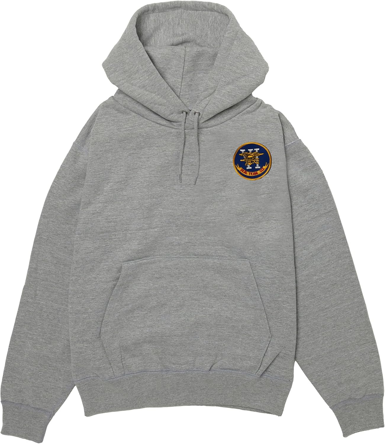 

Толстовка с капюшоном в стиле F, нашивка с гербом армии США, на флисовой подкладке, без капюшона, светло-серый меланж F-Style
