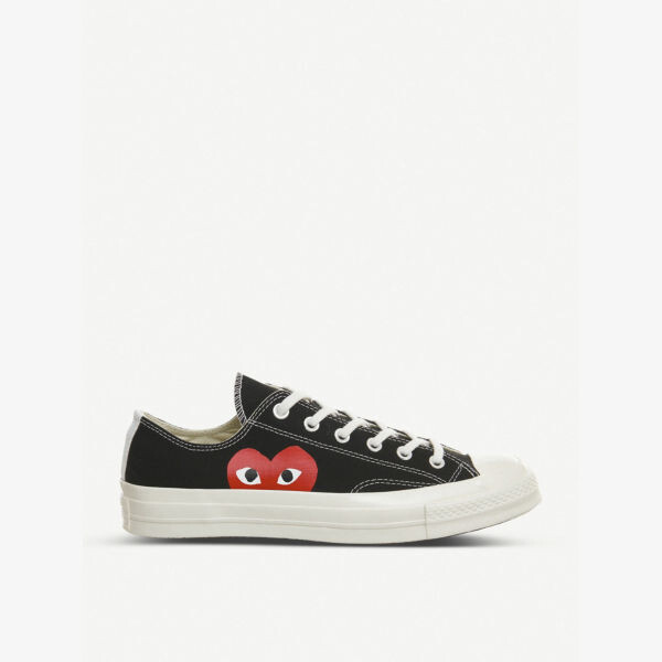 Кроссовки с низким берцем Comme Des Garçons PLAY x Converse в стиле 70-х годов Comme des Garçons, черный