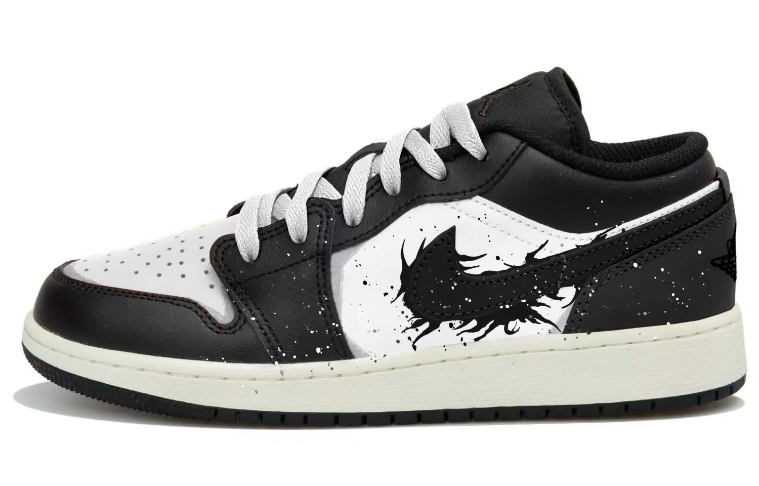 

Jordan Детские баскетбольные кроссовки Air 1 с износостойким и противоскользящим покрытием, низкие, белые, черные, серые, для подростков