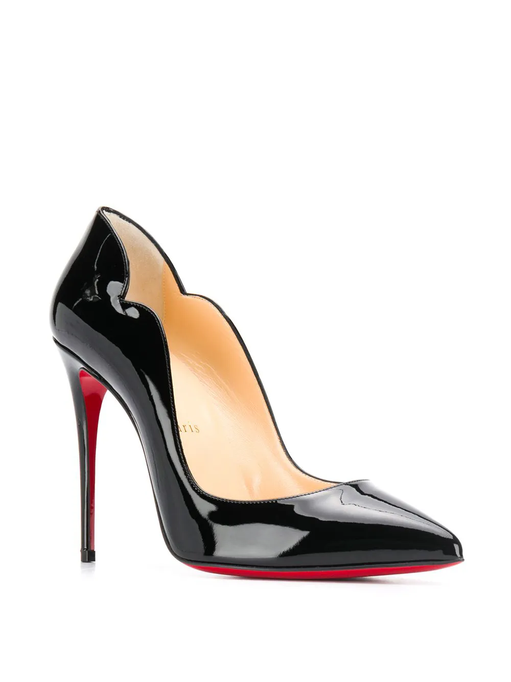 Туфли-лодочки Hot Chickна контрастной-подошве Christian Louboutin, черный — фото 2