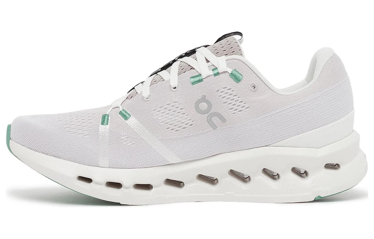 

On Беговые Cloudsurfer Pearl Ivory — серо-зеленые, цвет Gray Green