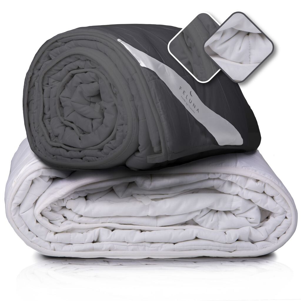 

XXL терапевтическое одеяло гравитационное утяжеленное одеяло - терапевтическое гравитационное одеяло - серый Goods & Gadgets