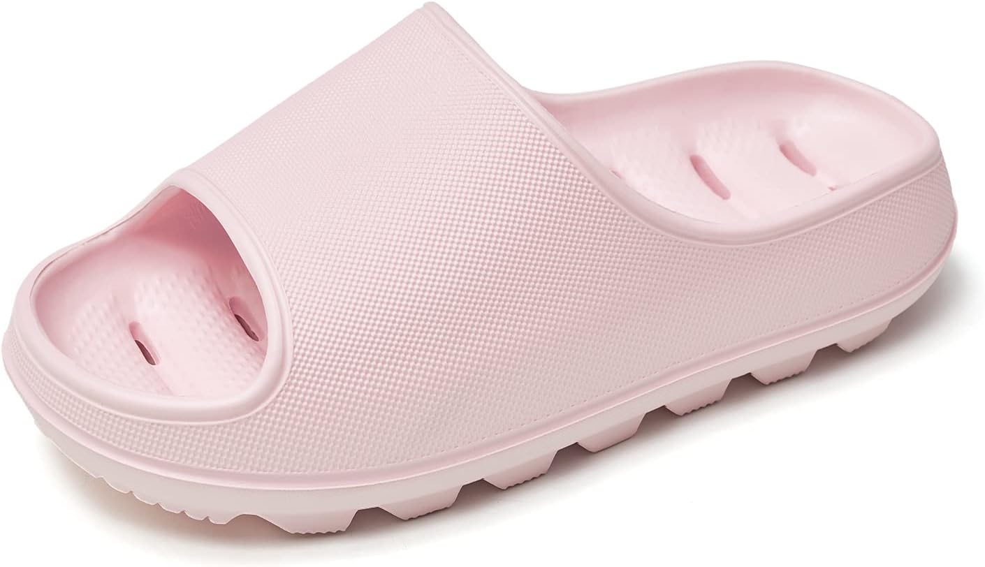 

Тапочки utune быстросохнущие, для ванной, с противоскользящей подошвой, с отверстиями для стока воды, для дома, для женщин и мужчин, розовый