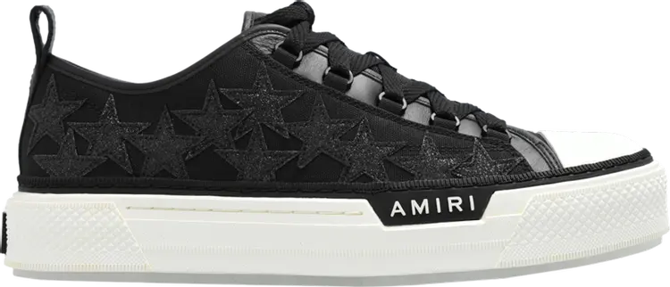 

Кроссовки Amiri Stars Court Low 'Black Glitter', черный, Черный;серый, Кроссовки Amiri Stars Court Low 'Black Glitter', черный