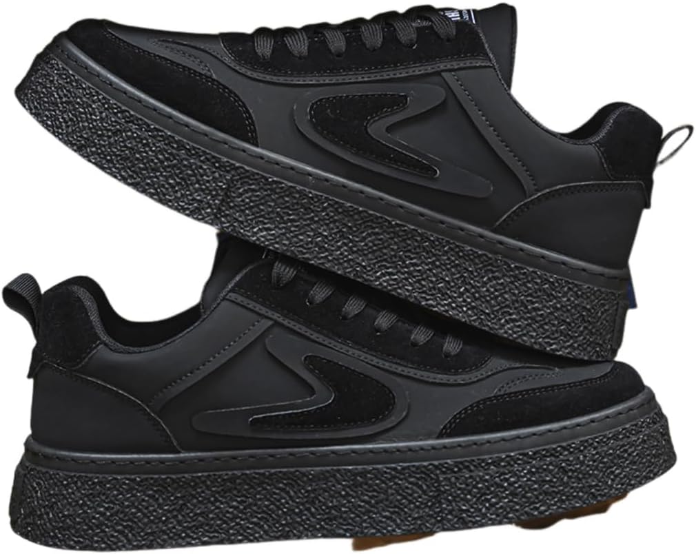 

Мужские легкие спортивные кроссовки с дышащей подошвой, противоскользящие, с толстой подошвой и флисовой подкладкой, обувь без шнурков, кроссовки-лезвие Lexamen, черный