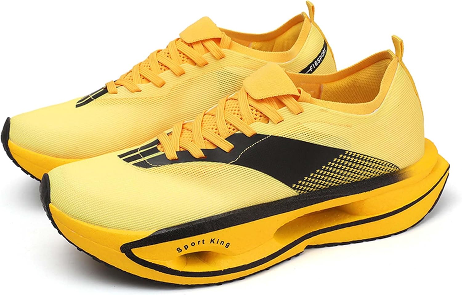 

Мужские низкие кроссовки для бега по пересеченной местности, удобные, с противоскользящей подошвой, легкие, износостойкие, дышащие, прочные, подходят для походов, фитнес-тренировок, тенниса, для студентов Dzbajrqm, желтый