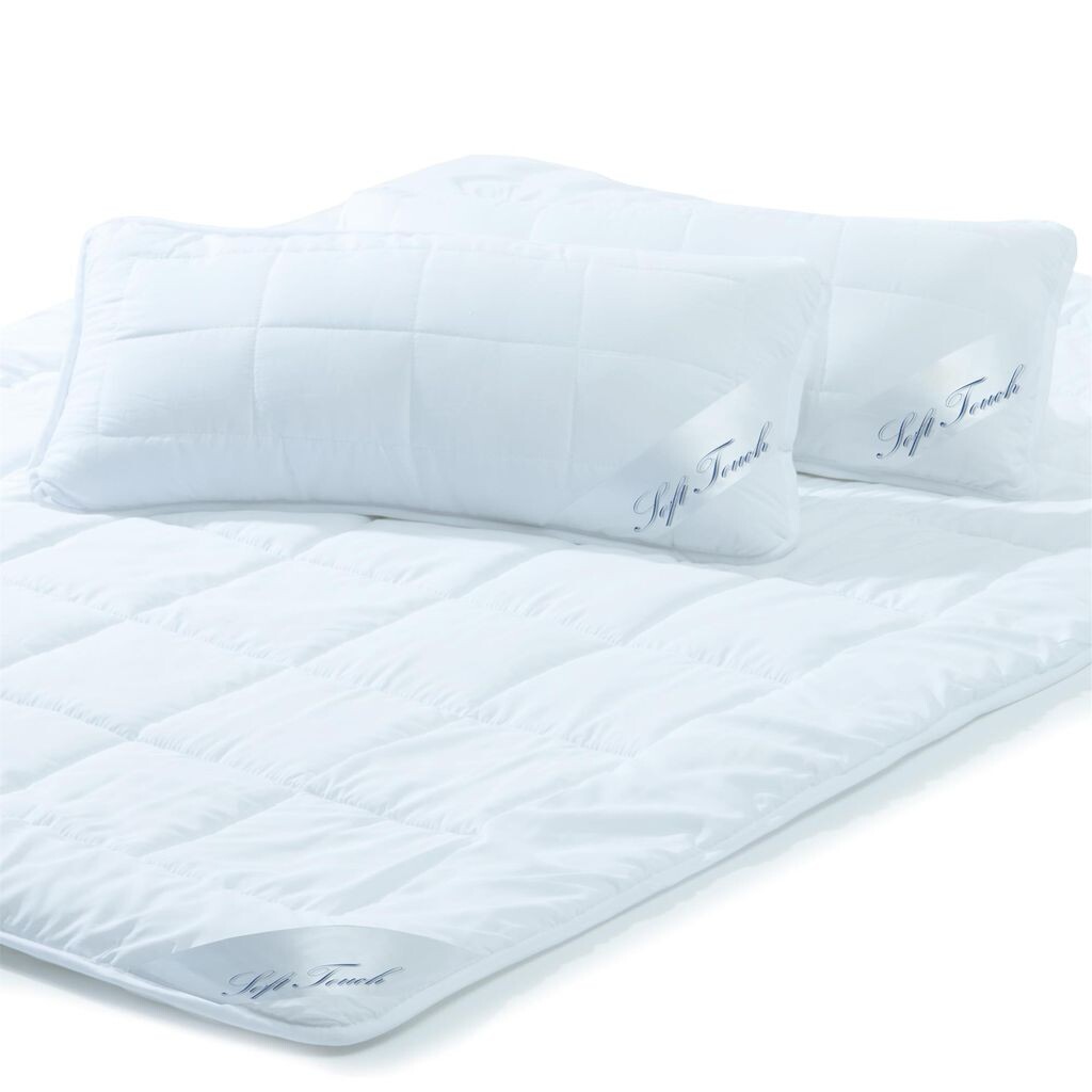 

Одеяло Soft Touch Duo 1x 230x220 + 2x40x80 PES из микрофибры 1160/1160 г + 2x650 г квадратное стеганое одеяло aqua-textil
