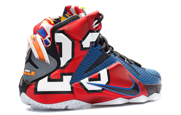 Кроссовки lebron 12 se Nike, мульитколор — фото 4