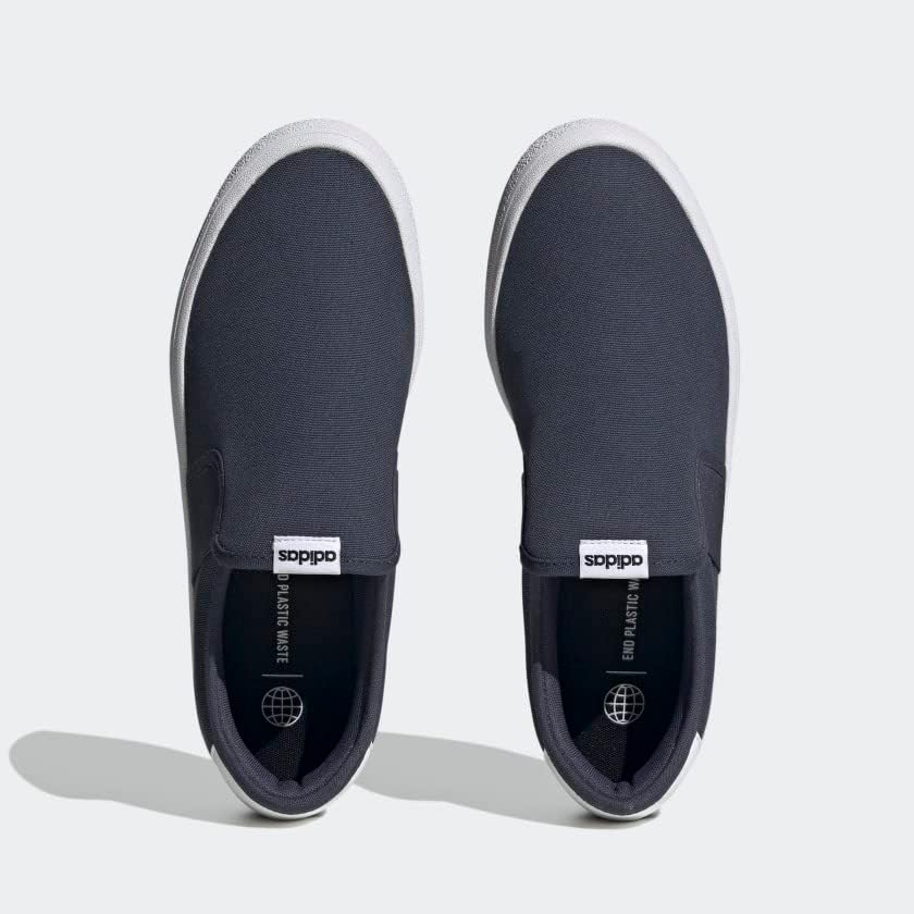Слипоны Adidas Vulcraid3r Slip on (унисекс для взрослых), белый/черный — фото 3