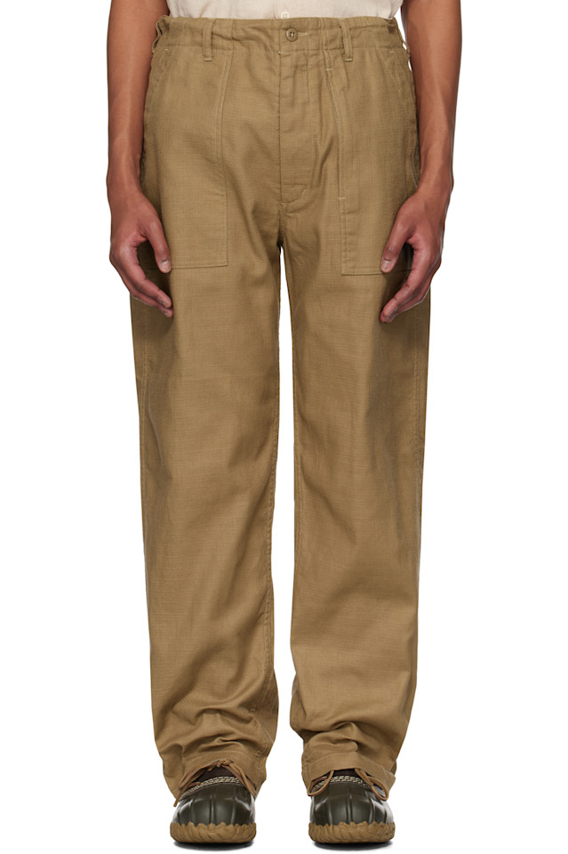 

Брюки Fatigue Engineered Garments, хаки