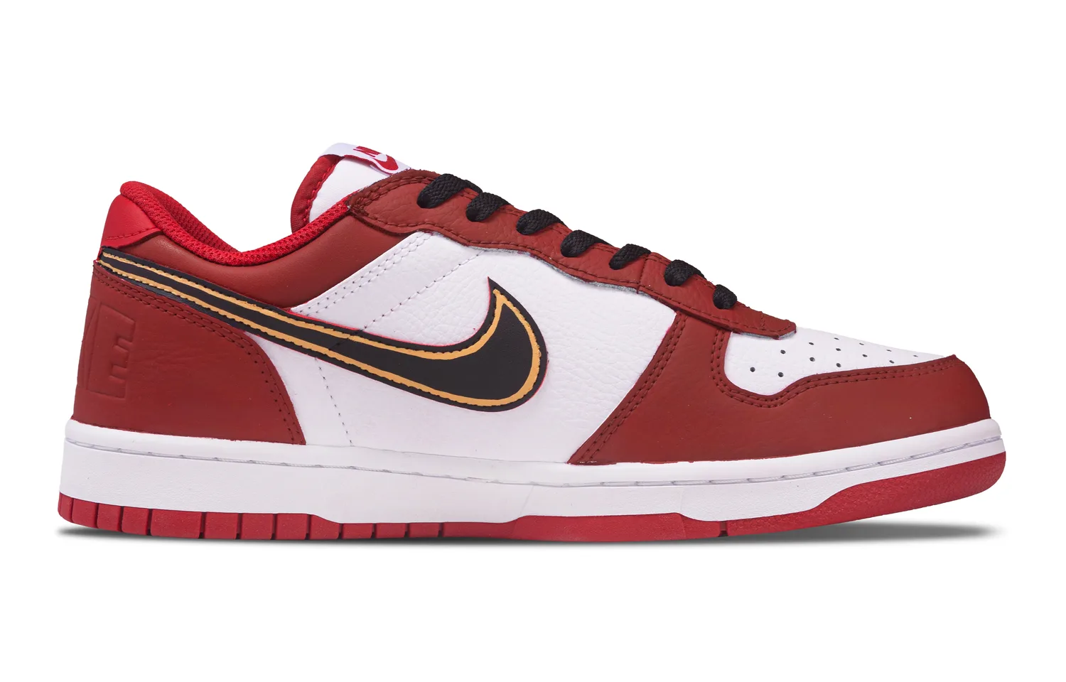 Nike Кроссовки для скейтбординга мужские низкие кожаные утепленные red — фото 3