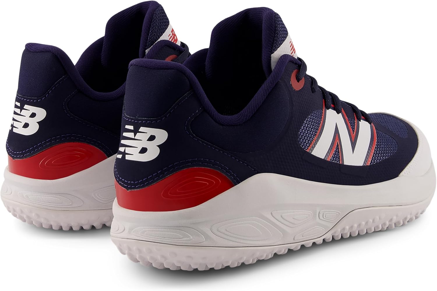 Мужские бейсбольные кроссовки New Balance Fresh Foam 3000 V7 Turf-Trainer, белый/красный/синий — фото 4