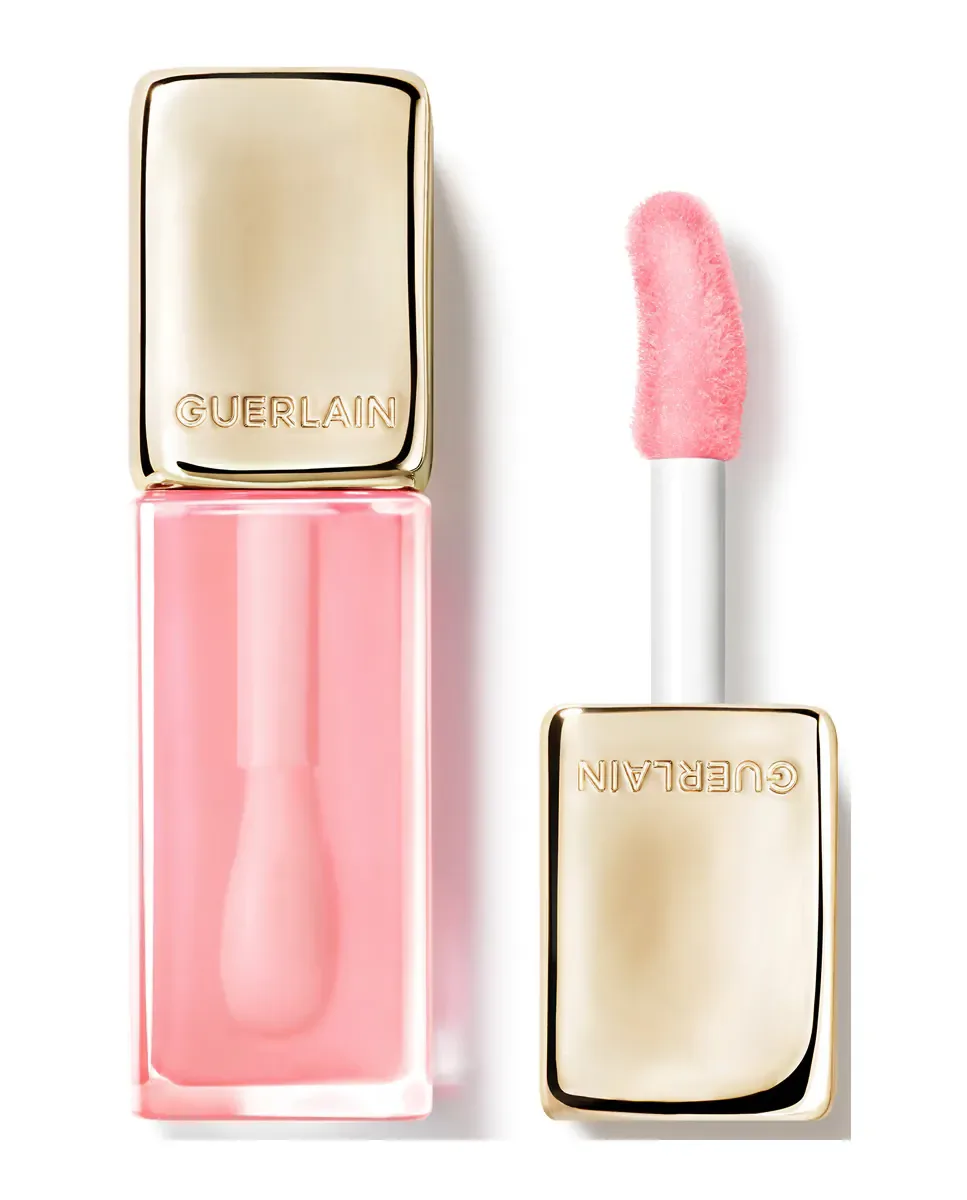 KissKiss Bee Glow Oil Масло для губ с цветом, обогащенное медом, 92% натурального происхождения Guerlain, Rose 258 — фото 2