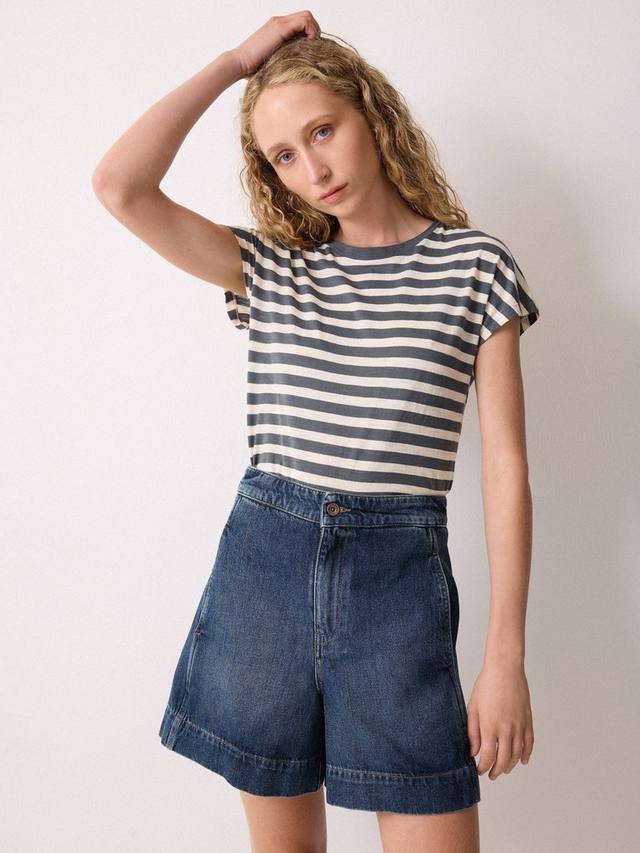 

Джинсовые шорты Finton с декоративными швами Jigsaw, Blue