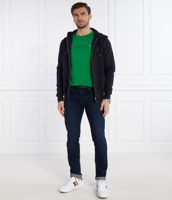 Футболка Tommy Hilfiger Slim Fit, зеленый — фото 2