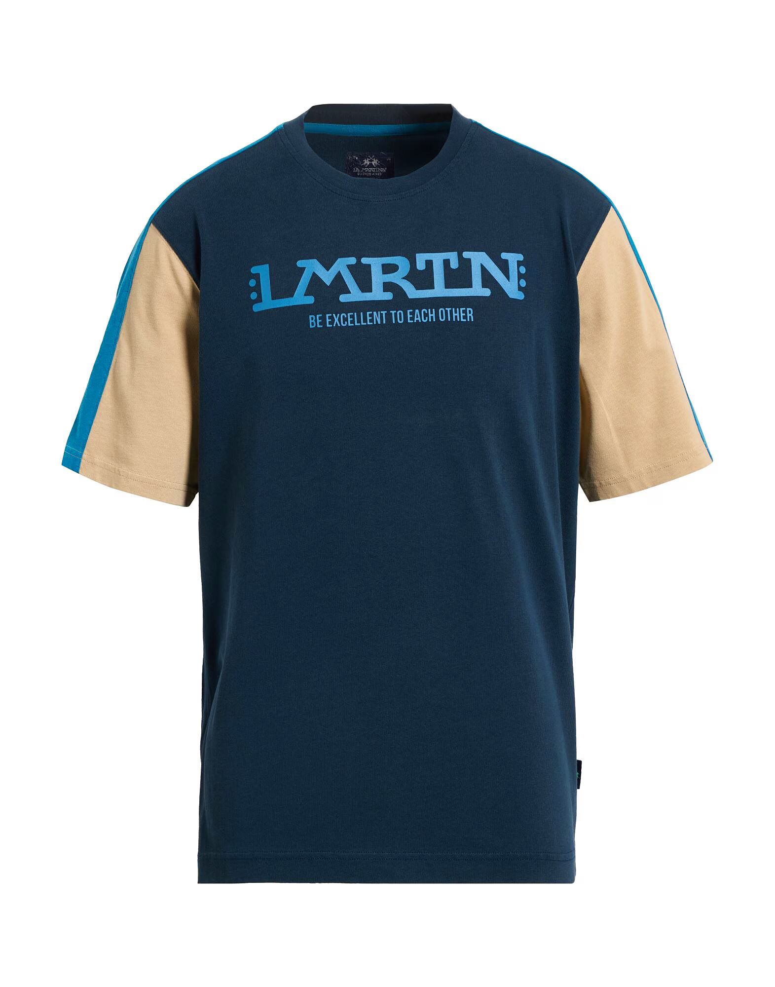 

Футболка La Martina, серо-синий