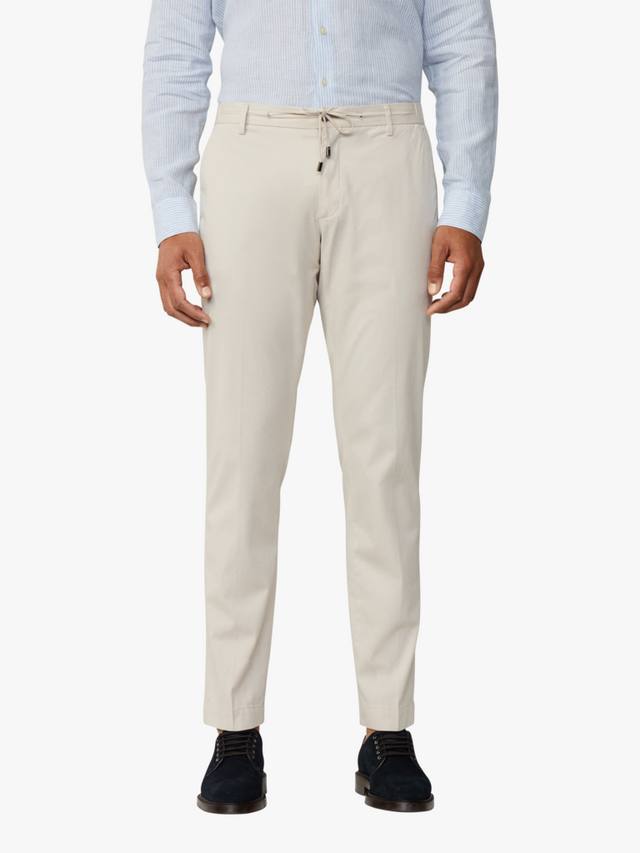 

Брюки расслабленного кроя на кулиске Hackett London, Stone Beige