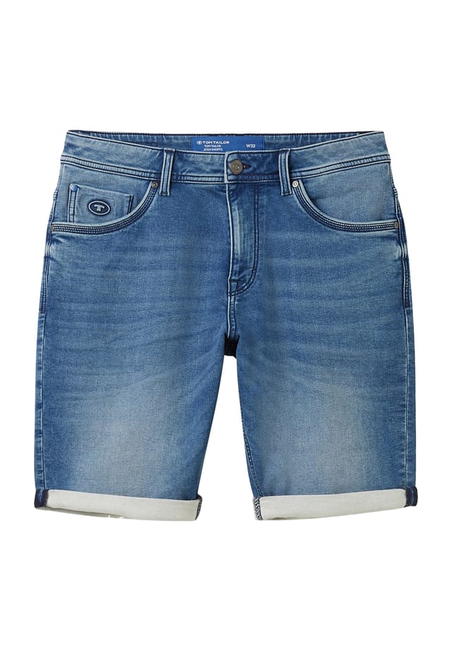 

Джинсы-Бермуды Josh Regular Slim Tom Tailor, серый