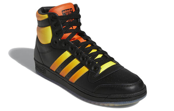 Кроссовки топ десятка высокие Adidas, черный — фото 3